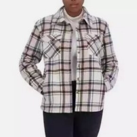 SAGE Ladies' Plush Shirt Jacket NWT - Picture 1 of 4